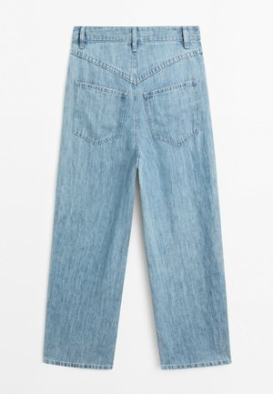 Massimo Dutti,  BARREL , jasnoniebieski denim