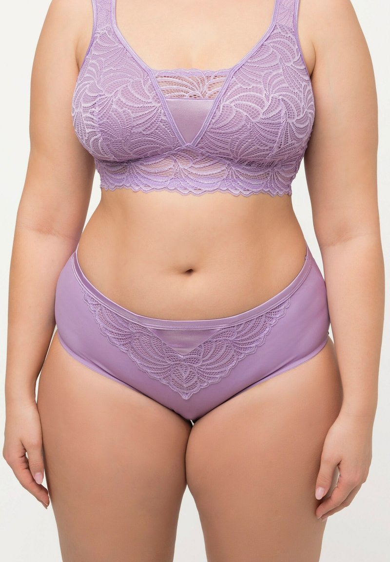 Ulla Popken CHEVRON STRETCH  - Briefs - lilac