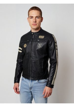 Lee Cooper ARGAN - Leren jas - black