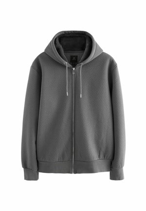 FIT - TEXTURED - Sweatjacke - grey