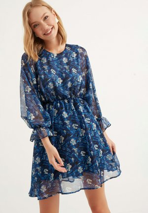 PATTERNED - Vestito casual - blue