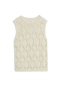 DIAMOND POINTELLE  - Top - natural