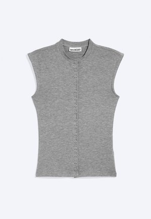 Weekday, BUTTON UP SLEEVELESS  - Veste sans manches - grey melange