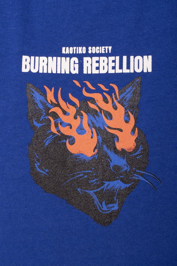 BURNING REBELLION UNISEX - Print T-shirt2