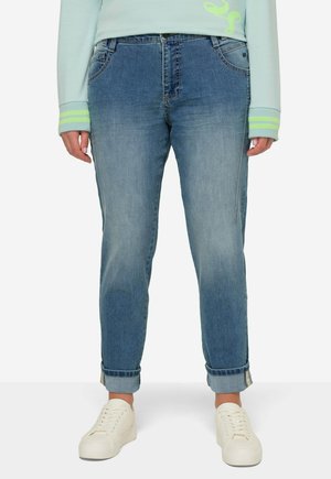 BOYFRIEND- POCKET  - Mom jeans - blue denim