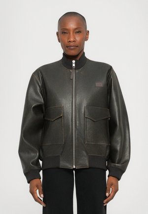 Giacca di pelle - brown