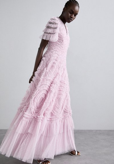 Needle & Thread VERITY RUFFLE VNECK GOWN - Pidulikud riided - mauve