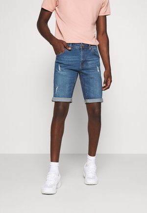 Jeansshorts - light-blue denim
