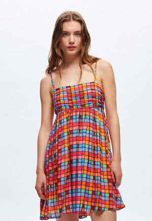 adL DRAPED PATTERNED - Sukienka letnia
