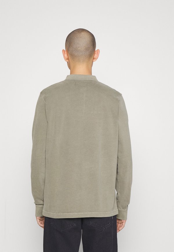 LONG SLEEVE COLLAR EMBROIDERY - Long sleeved top - olive2