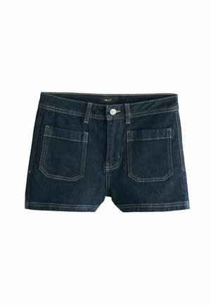 PETITE - PATCH POCKET MINI - Denim shorts - rinse