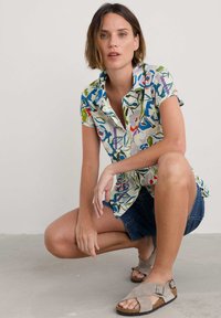 Seasalt Cornwall Button-down blouse - multi  studio floral chalk