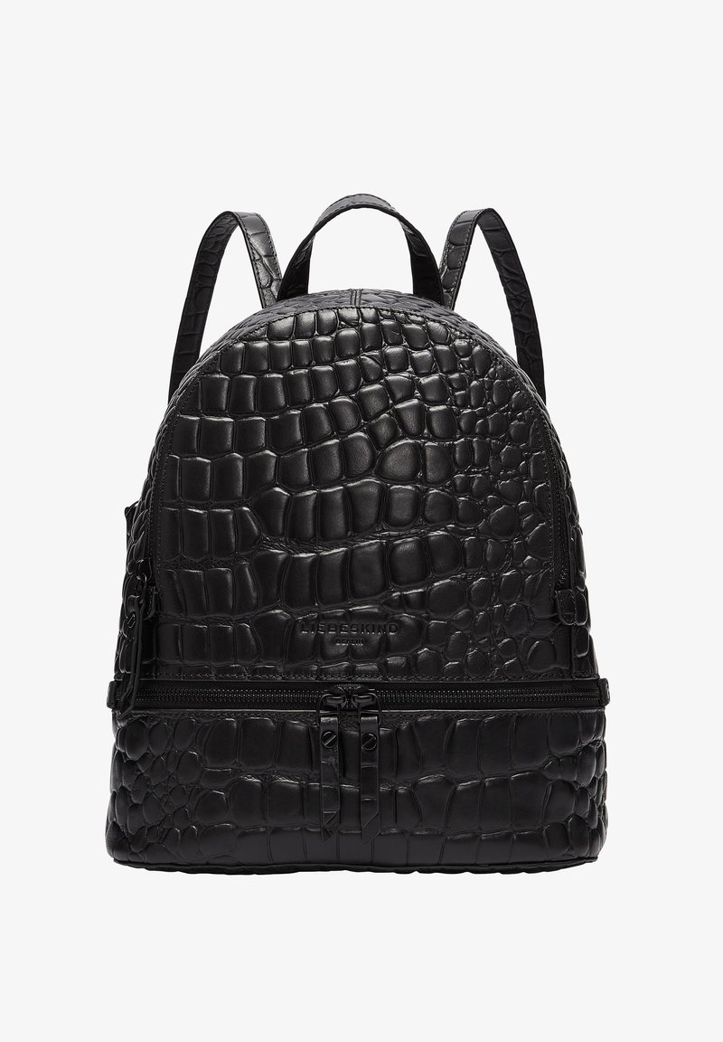 Liebeskind Berlin KROKO ALITA IN HOCHWERTIGER KROKODIL-OPTIK - Rucksack - schwarz
