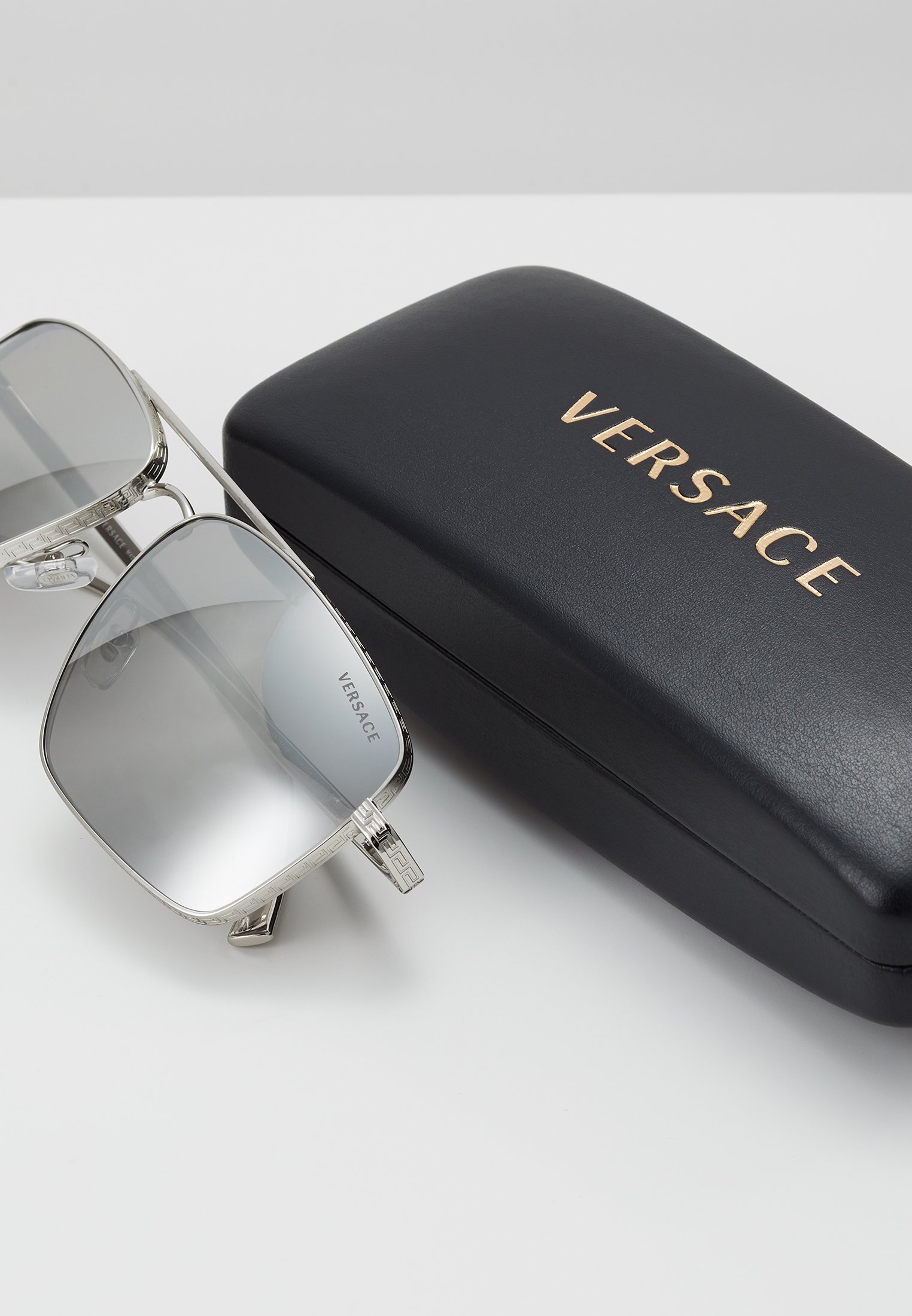 Versace Zonnebril - silver-coloured/zilverkleurig - Zalando.nl