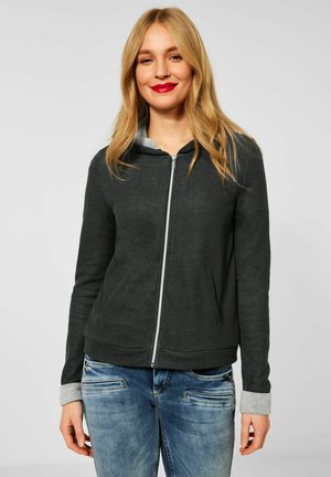 Zip-up sweatshirt - black