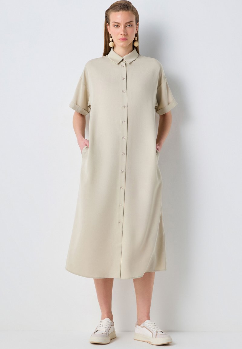Ipekyol Blousejurk - stone