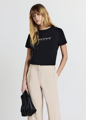 Calliope T-shirt con stampa - ultrablack