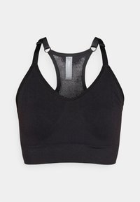 ONPSIS-3 SEAM BRA - Medium support sports bra - black