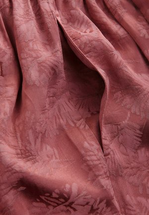 Next TALL FIT-SATIN JACQUARD - Trousers - pink