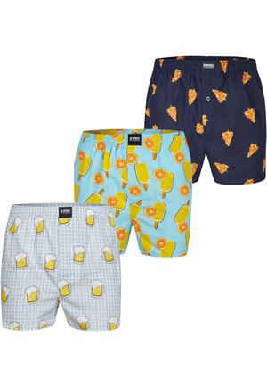 3-PACK PRINT  - Boxer shorts - dark blue