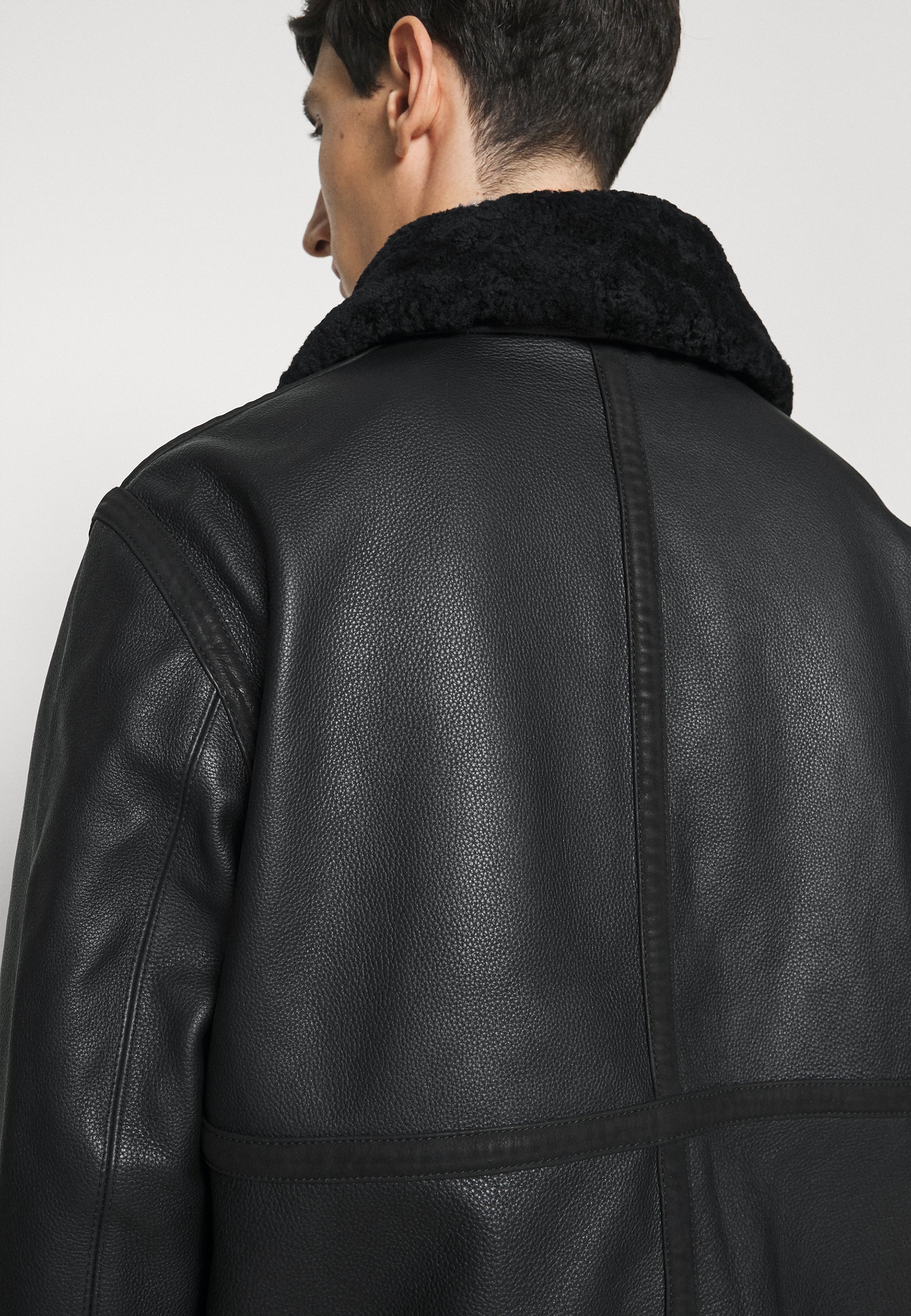 j lindeberg shearling jacket