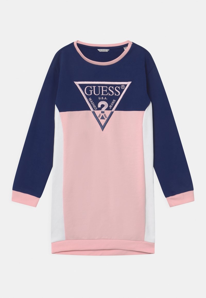 Guess JUNIOR - Denní šaty - midnnight/pink