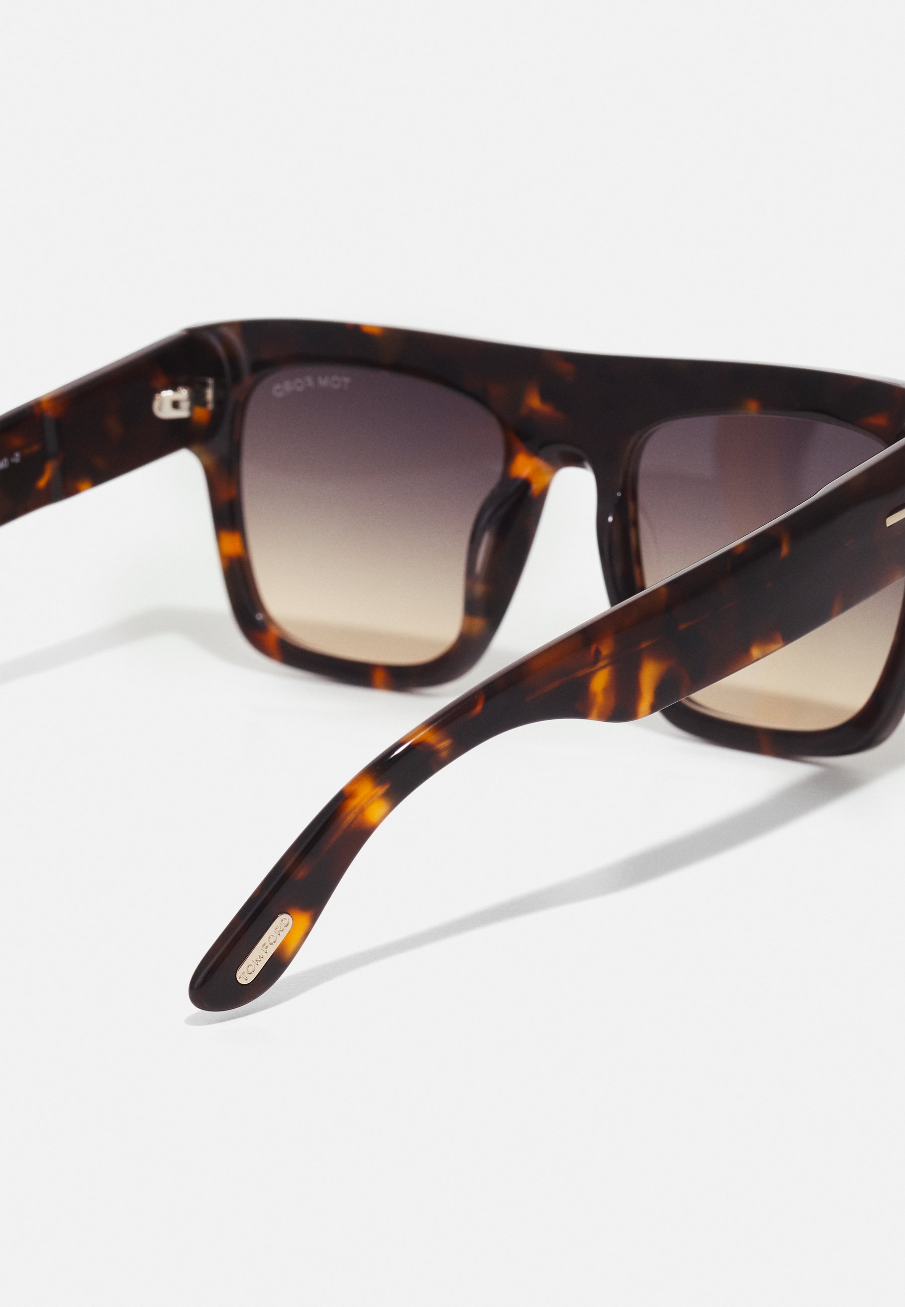 Tom Ford UNISEX - Sunglasses - dark havana/gradient smoke/dark