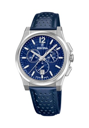 RIVÉ SWISS MADE - Rannekello ajanottotoiminnolla - blue