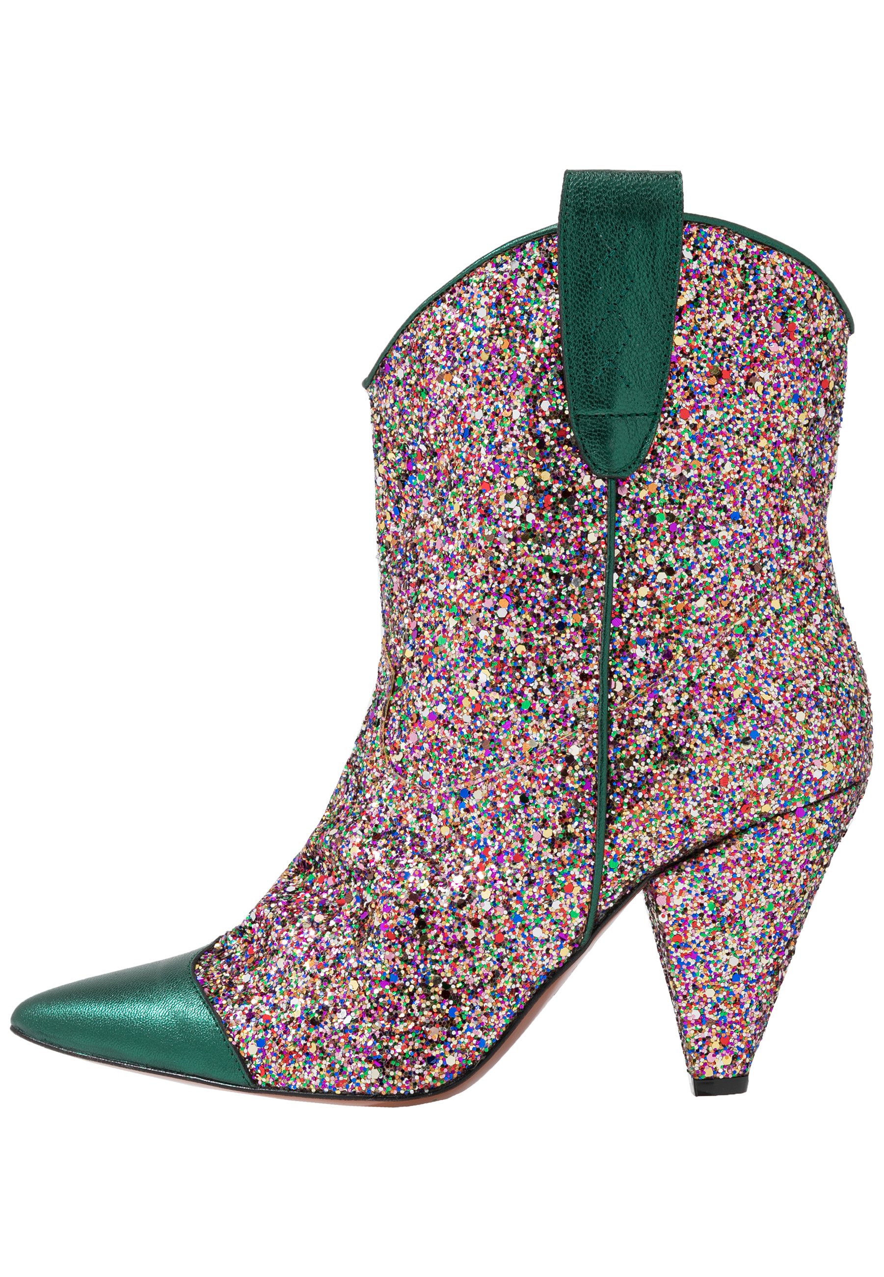 Enkellaarsjes met hoge hak eclat greenmulticolor Enkellaarsjes met hoge hak eclat greenmulticolor
