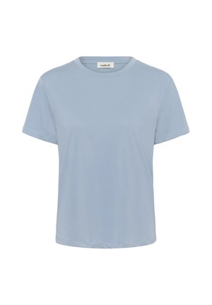 Soaked in Luxury, SLCOLUMBINE CREW-NECK T-SHIRT SS - T-shirt basic - ashley blue