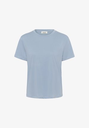 Soaked in Luxury, SLCOLUMBINE CREW-NECK T-SHIRT SS - T-shirt basic - ashley blue