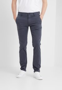 BOSS Chino kalhoty - blue-grey