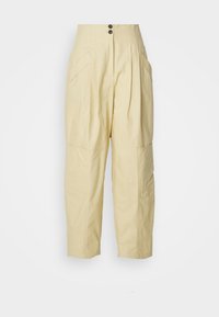 WIDE LEG PANT WITH POCKETS - Pantaloni - oat