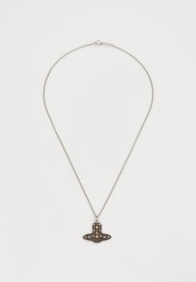 Vivienne Westwood MAN LASZLO PENDANT UNISEX - Necklace - silver-coloured/black
