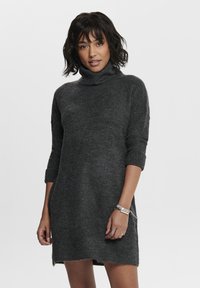 ONLY - ONLJANA L/S COWLNECK  - Jumper dress -  grey Thumbnail Image 1