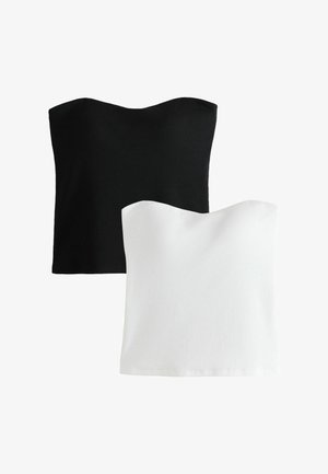 Next, 2 PACK - Débardeur - black white