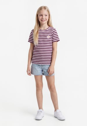 Friboo, 5 PACK - Print T-shirt - bordeaux/beige/light pink