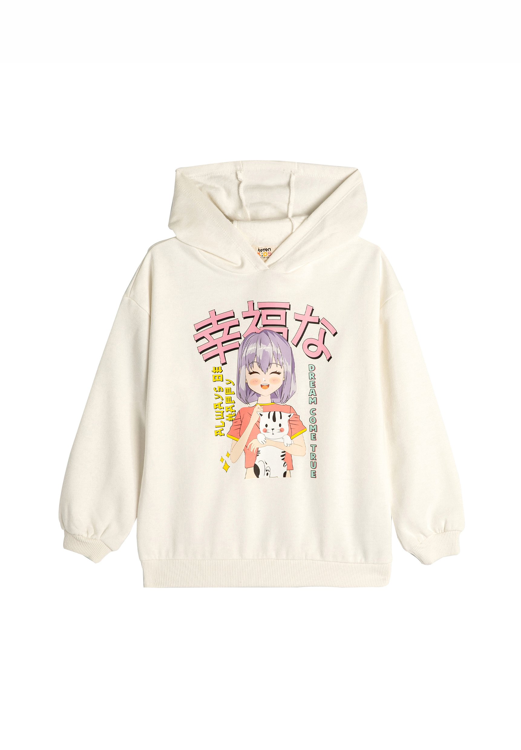 Koton ANIME Sweat à capuche white/blanc ZALANDO