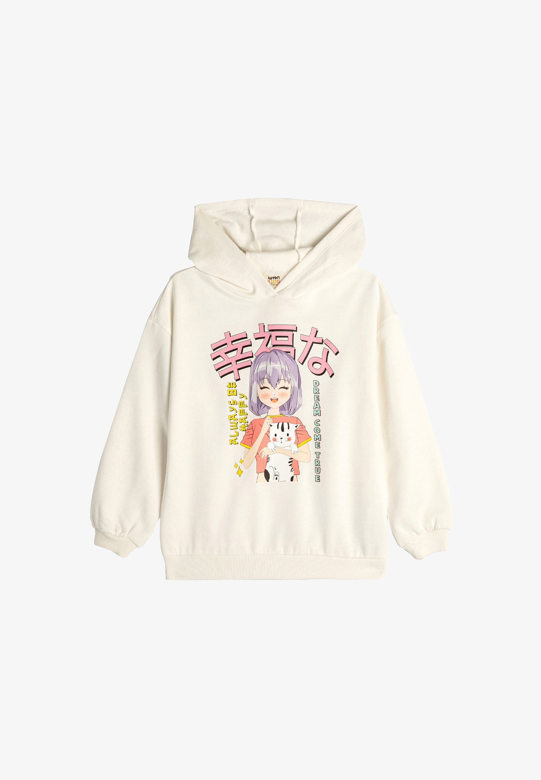 Koton ANIME Sweat à capuche white/blanc ZALANDO