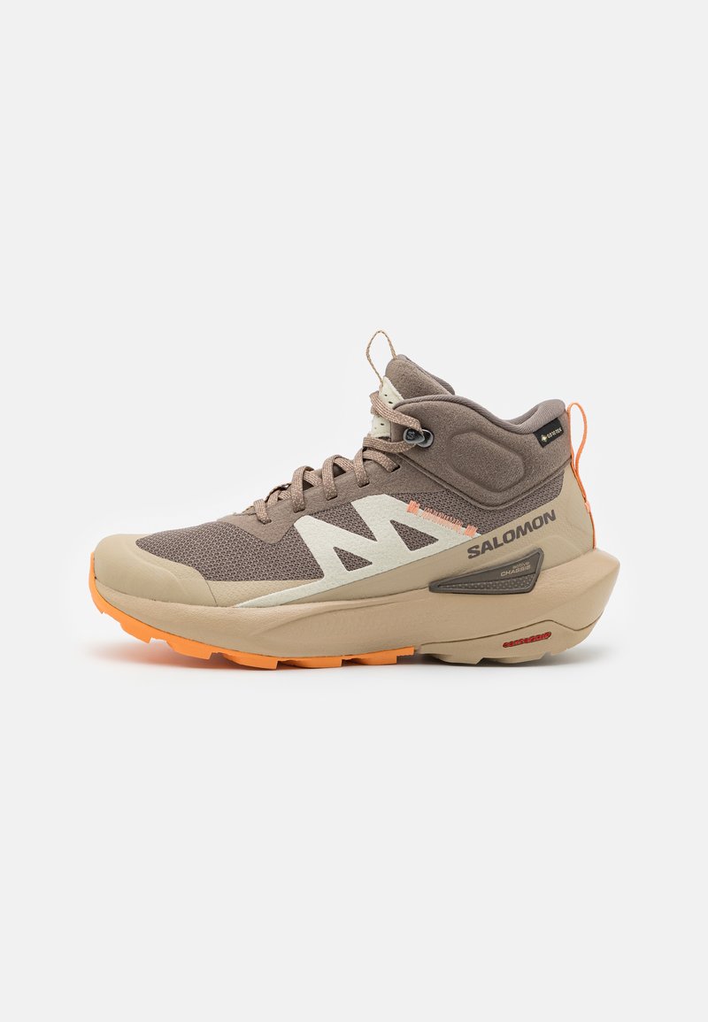 Salomon ELIXIR ACTIV MID GTX  - Pārgājienu apavi - falcon/white pepper/papaya