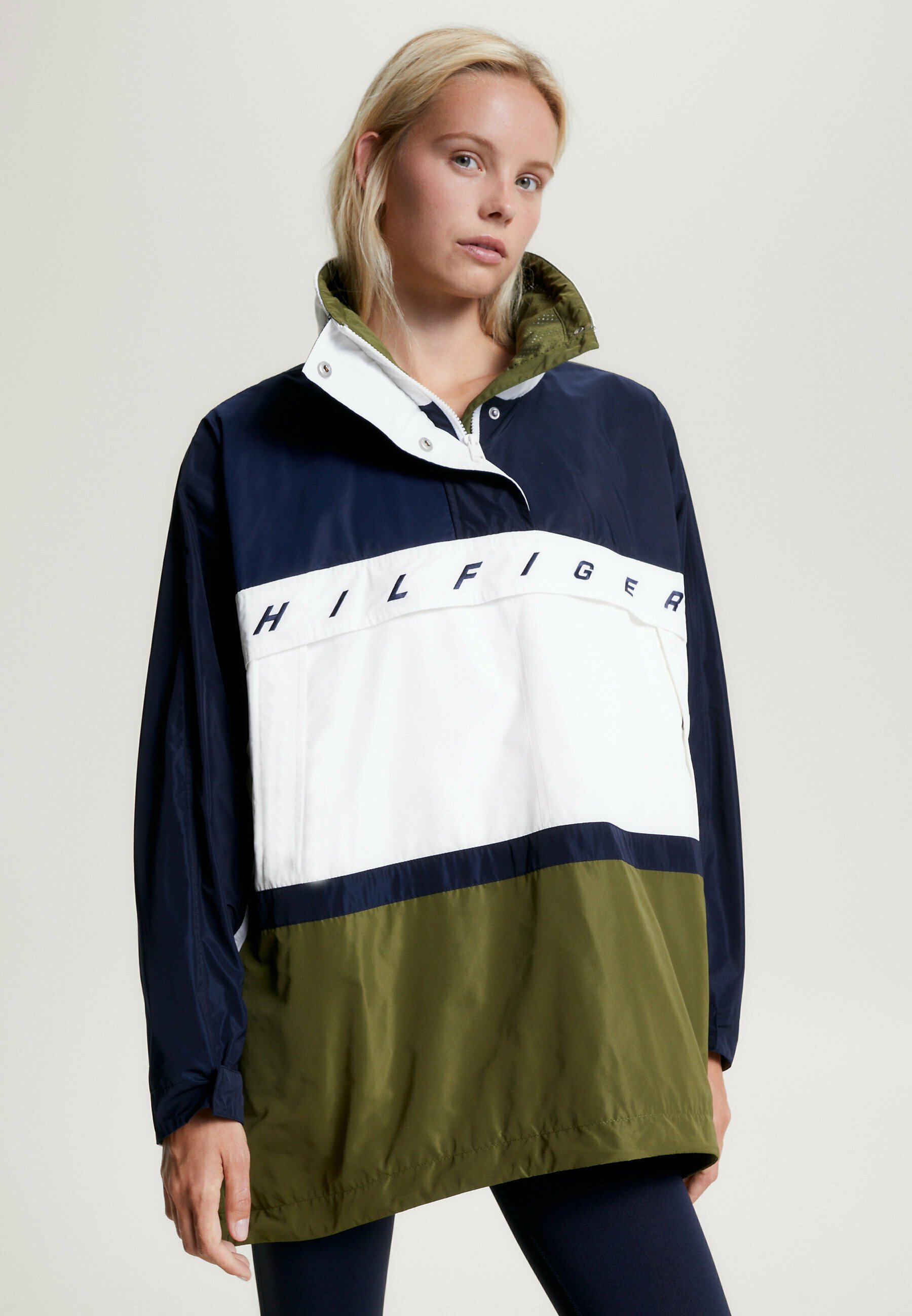 Tommy hilfiger colour block parka Clearance