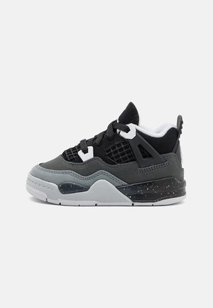 JORDAN 4 RETRO UNISEX - Sneakers basse - black/white/anthracite/pure platinum