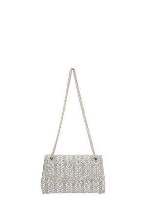 Borsa a tracolla - silver-coloured