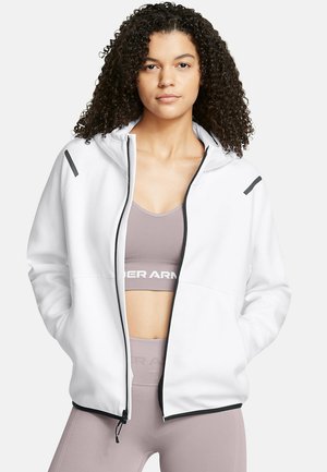 UNSTOPPABLE FLEECE - Sweat zippé - white