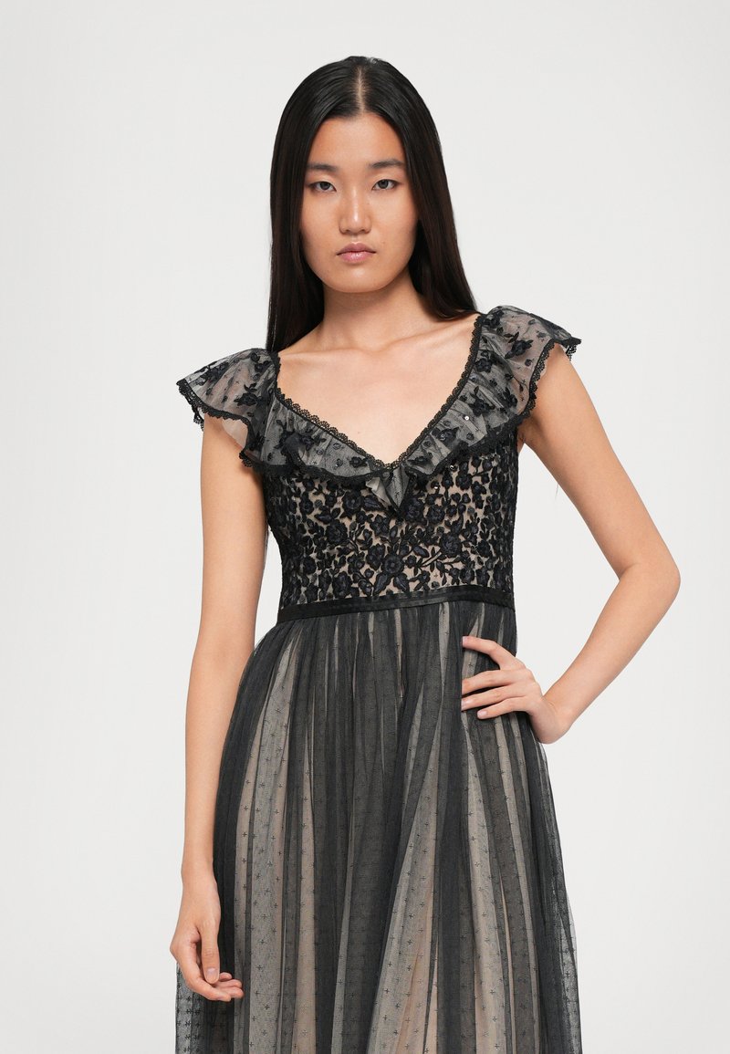 Needle & Thread ADELINE BODICE ANKLE GOWN - Cocktail dress / Party dress -  graphite/beige/black - Zalando.co.uk