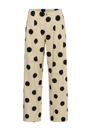 Culture, CUTIKA PANTS - Pantaloni - whitecap black dot