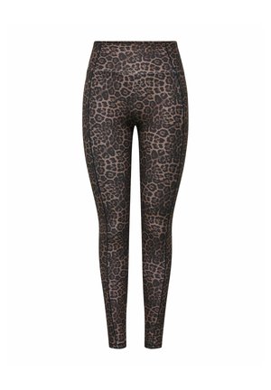 ONLY Play, LEGGINGS ONPRYA-2-MELEO TIGHT FIT LEGGINGS - Tights - deep taupe