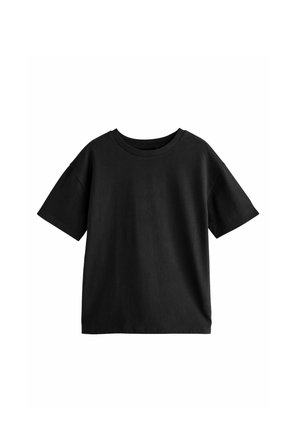 T-shirt - bas - mottled black