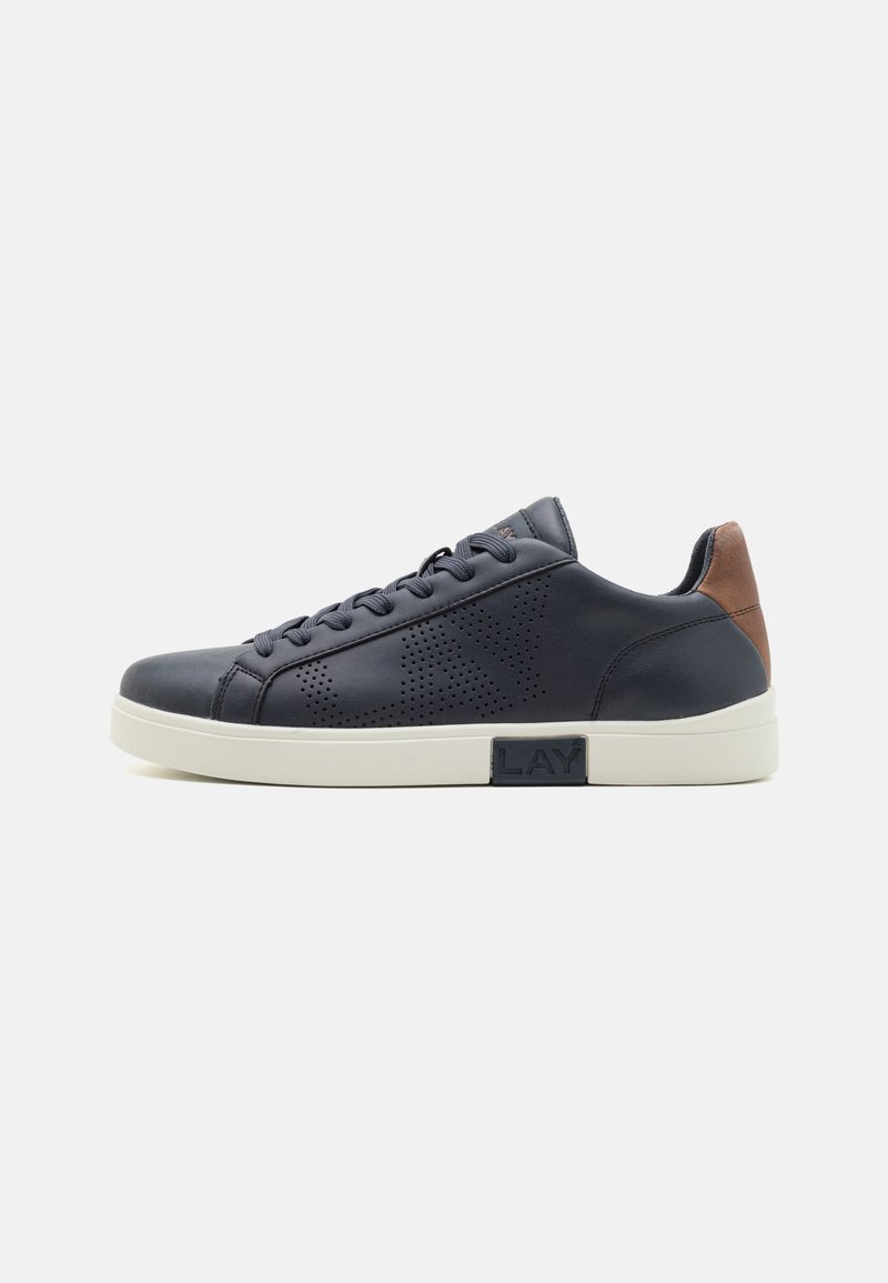 Replay POLYS STUDIO - Sneakers basse - navy/brown