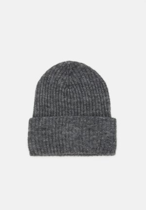 PCBANA HOOD - Beanie - medium grey melange